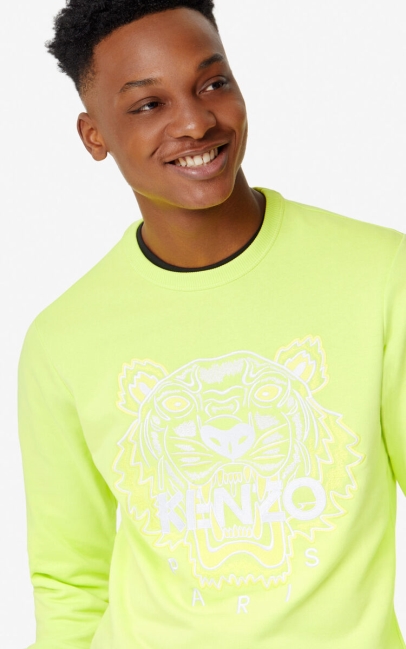 Kenzo Men Tiger Sweatshirt Lemon